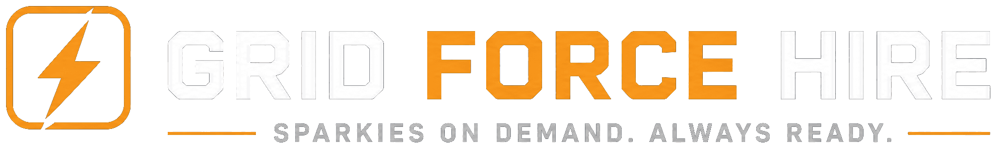 Grid Force Hire — Sparkies On Demand. Always Ready.